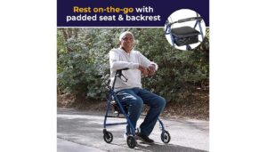 Read more about the article Drive Medical Aluminum Rollator Walker Review | Walkers for seniors amazon