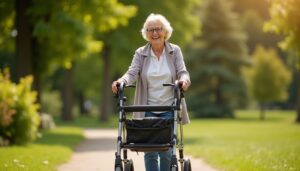 Read more about the article Rollator Walker Transport Chair: The Ultimate 2-in-1 Mobility Aid for Seniors 🚶‍♂️🪑