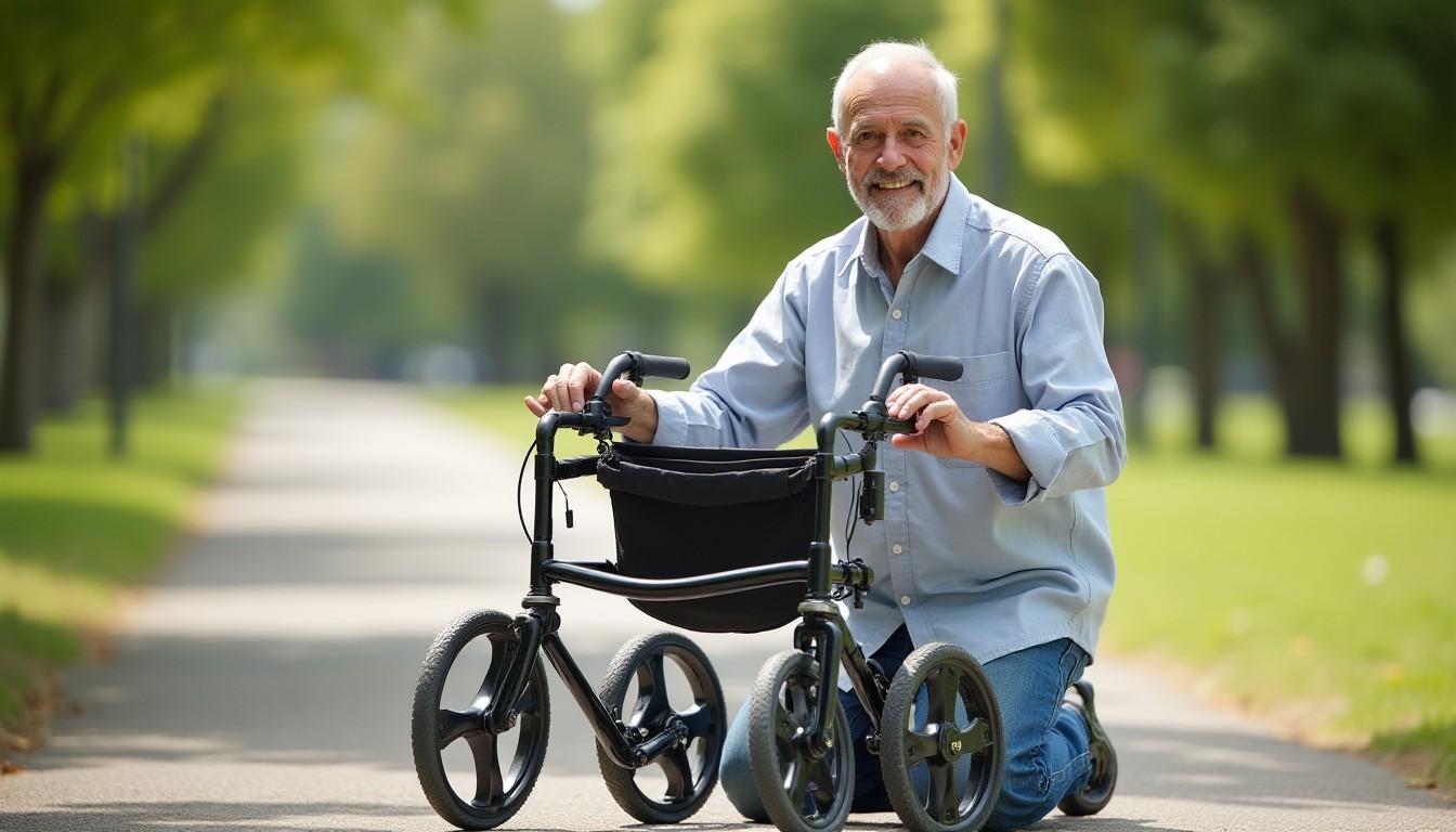 You are currently viewing Rollator Walker with Seat & Basket for Seniors: Stay Safe & Independent 🚶‍♂️💺