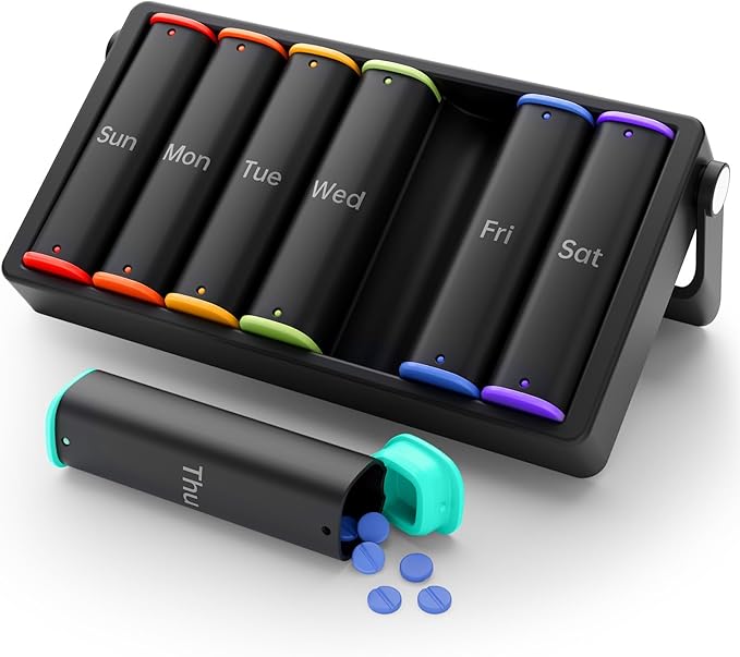 You are currently viewing KOVIUU Large Travel Pill Box Review | 7 Day Pill Organizers