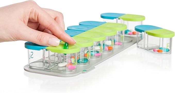 Read more about the article Sagely Smart XL Weekly Large Pill Organizer Review 2025