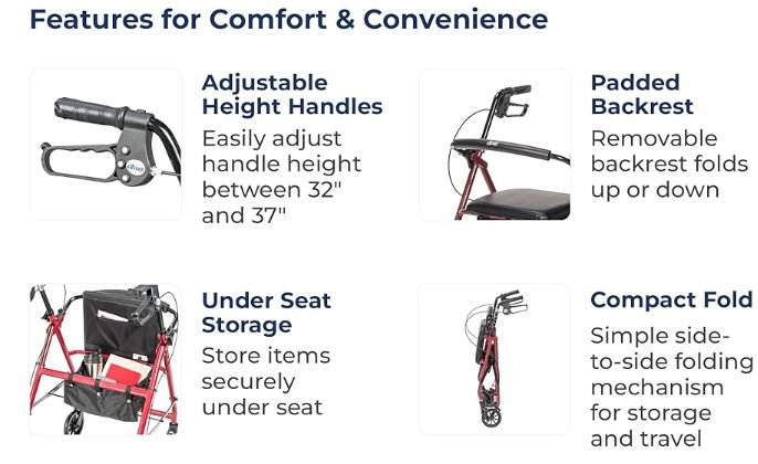 walkers for seniors amazon